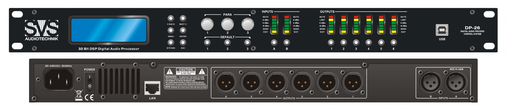 SVS Audiotechnik DP-26 Цифровой процессор: 2 входа 6 выходов в Нурлате