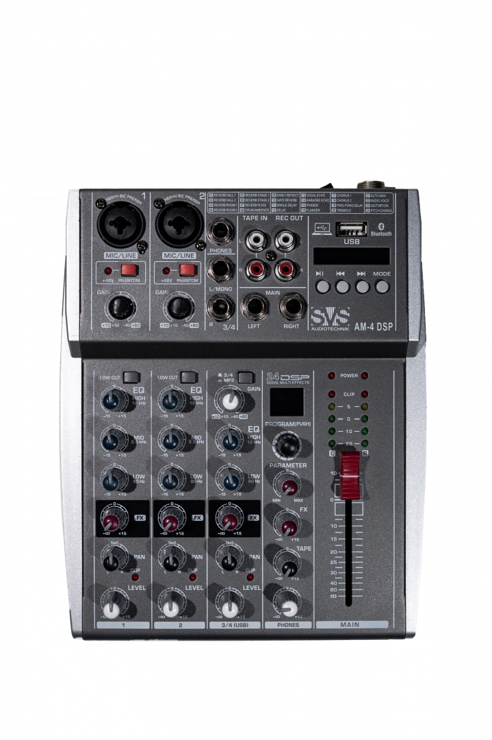 SVS Audiotechnik mixers AM-4 DSP Аналоговый микшерный пульт, 4-канала в Нурлате