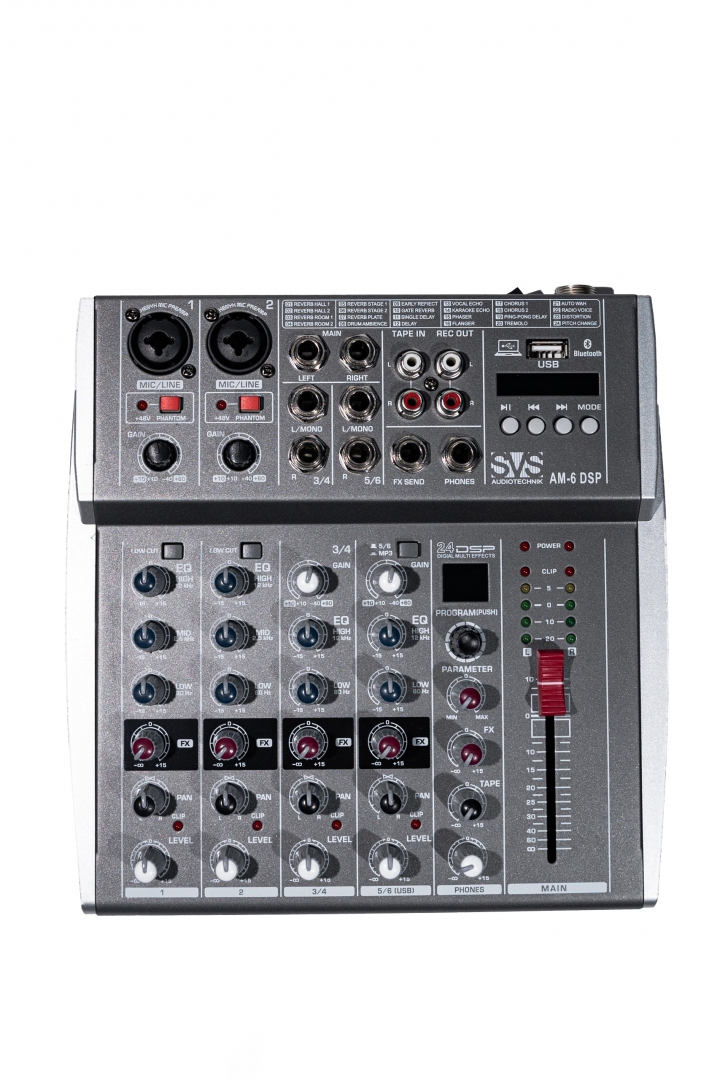 SVS Audiotechnik mixers AM-6 DSP Микшерный пульт аналоговый, 6-канальный SVS Audiotechnik mixers в Нурлате