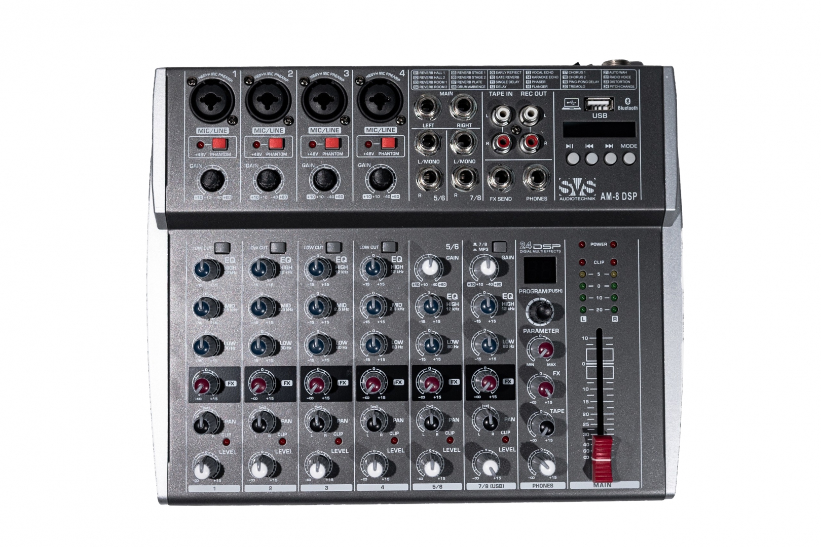 SVS Audiotechnik mixers AM-8 DSP Микшерный пульт аналоговый, 8-канальный в Нурлате